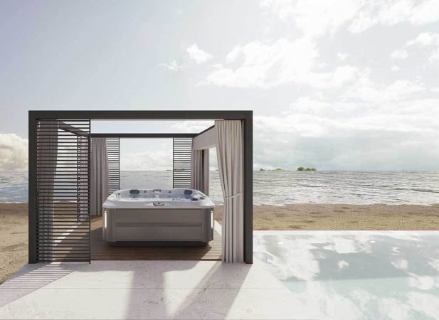 Spa J-375™ – Spa carré 5 places avec allonge et 50 jets PowerPro®