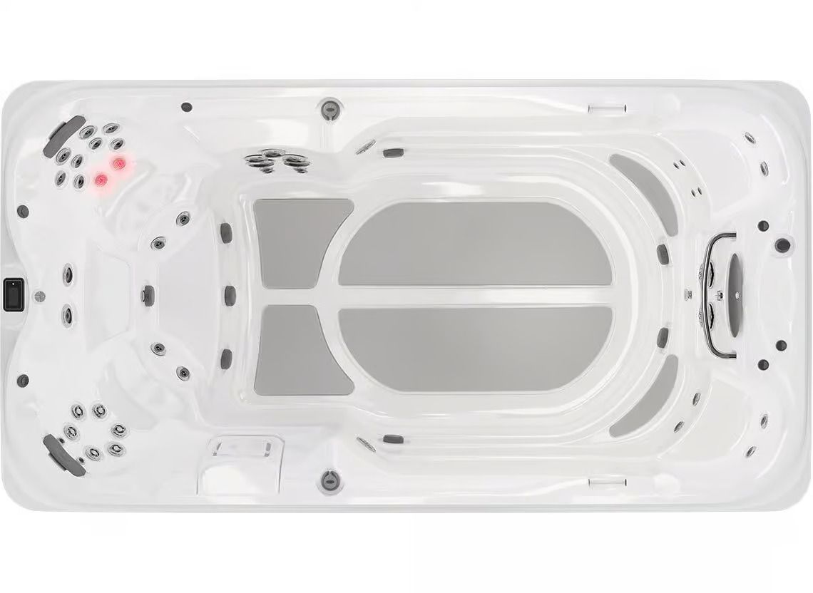 Spa de nage Jacuzzi® J-14 – Entraînement performant et détente immersive en format compact